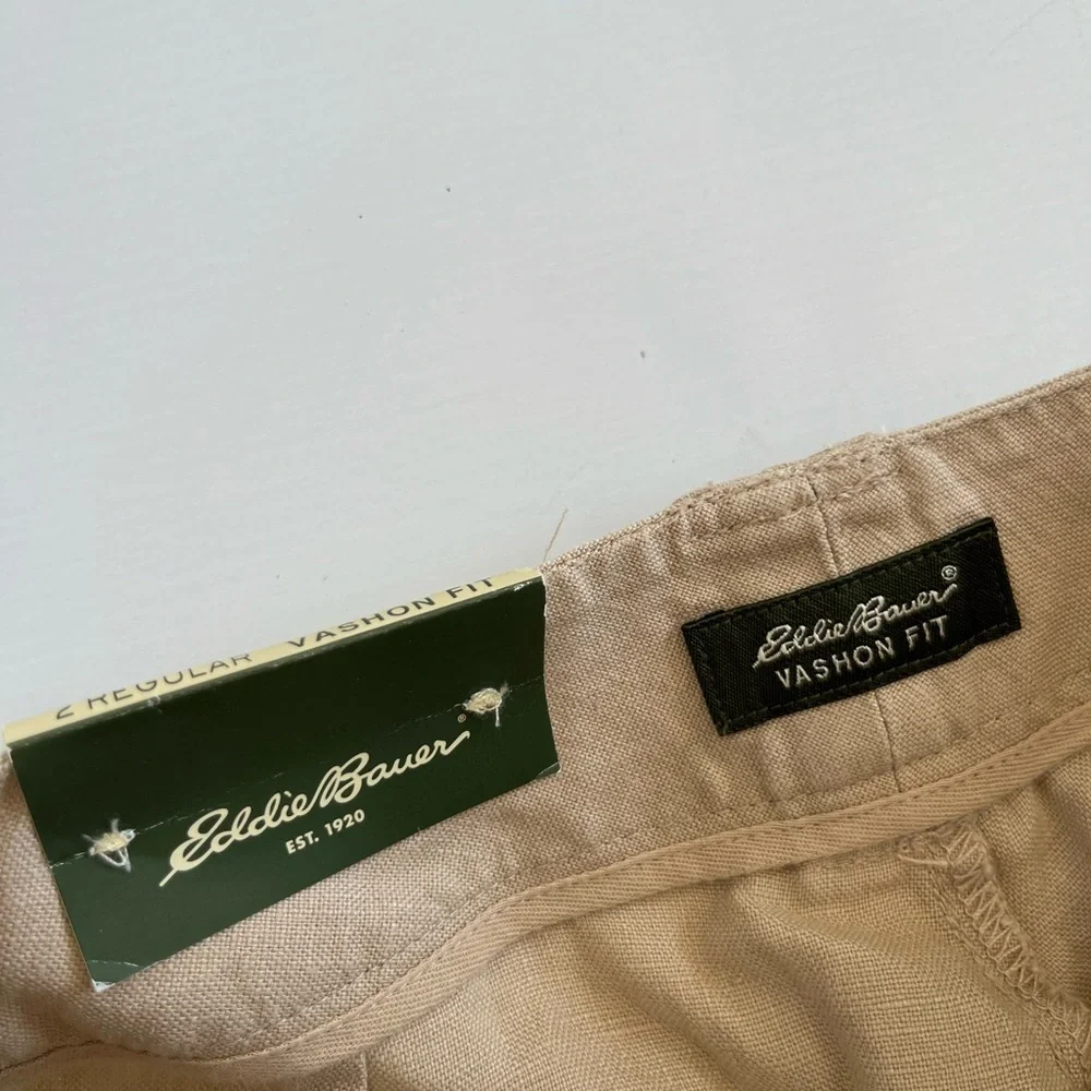 NWT Eddie Bauer 100% Linen “VASHON fit”